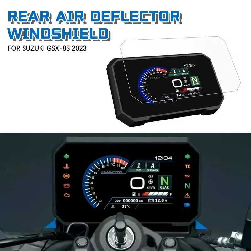 Fit For Suzuki GSX-8S GSX 8S GSX8S 2023 Motorcycle Scratch Cluster Screen Dashboard Protection Instrument Film