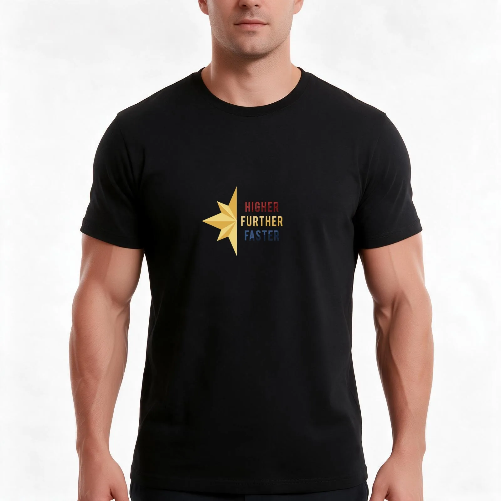 higher further faster vol2 T-Shirt Summer Casual Cotton Tee Oversized Streetwear Tops Vintage Graphic Print 100% Cotton