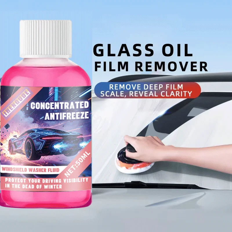 Concentrated Waterproof Windshield Washer Fluid Keeps Surfaces Smooth No Streaks, Quickly Restores Clear Vision