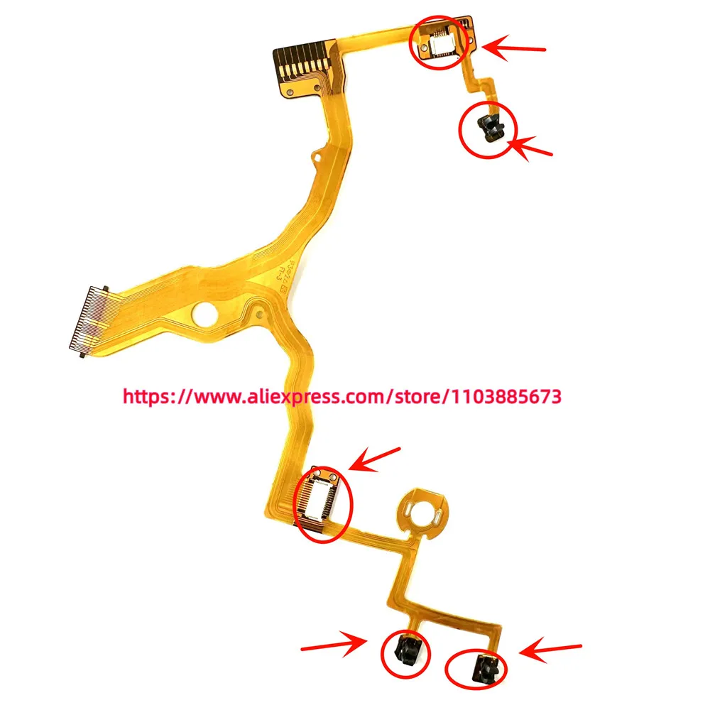 

NEW Lens Back Main Flex Cable For SONY DSC-W730 DSC-W830 W730 W830 WX60 WX80 Digital Camera Repair Part (With sensor+Socket)