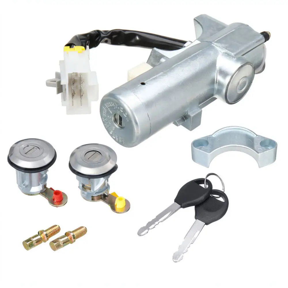Car Ignition Lock Starter Switch Door Set For Nissan D22 1997 2006 Replacement Parts Automotive Accessories