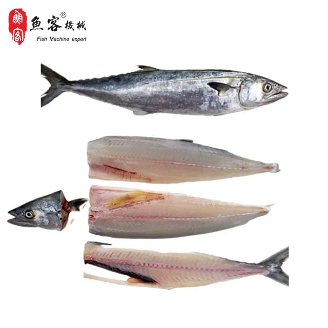 Fish Filleting Machine Automatic Middle Bone Remover Electric Large Size Fish Cod Fillet Processing Machine With CE