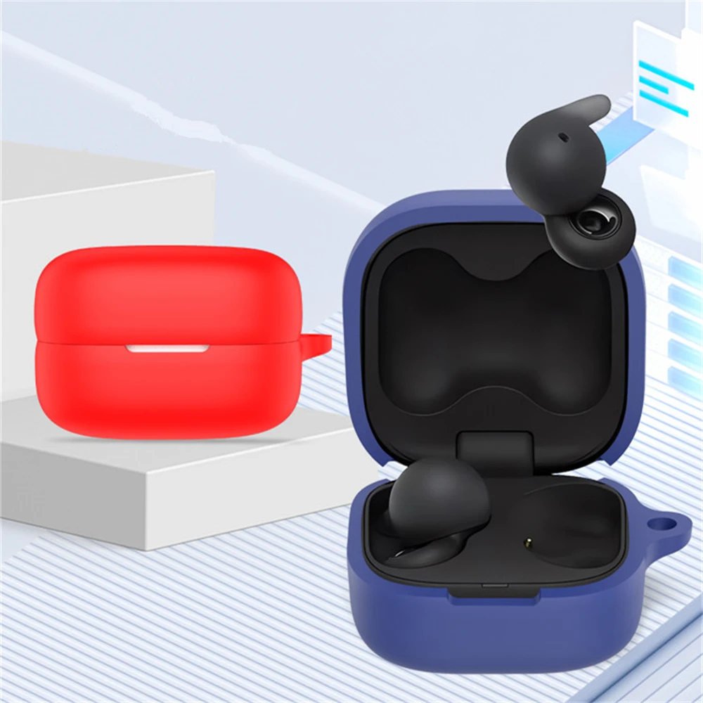 Étui de protection pour écouteurs Sony LinkBuds, protecteur anti-poussière en silicone ouvert, boîtier de charge lavable, manchon antichoc