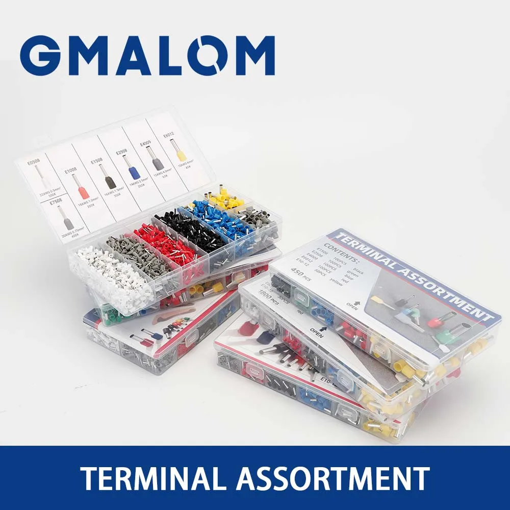 

Assortment Wire Ferrules Terminals Kit, Ferrule Crimping Tool Set Crimp Pin Insulated Connectors Electrical Terminator