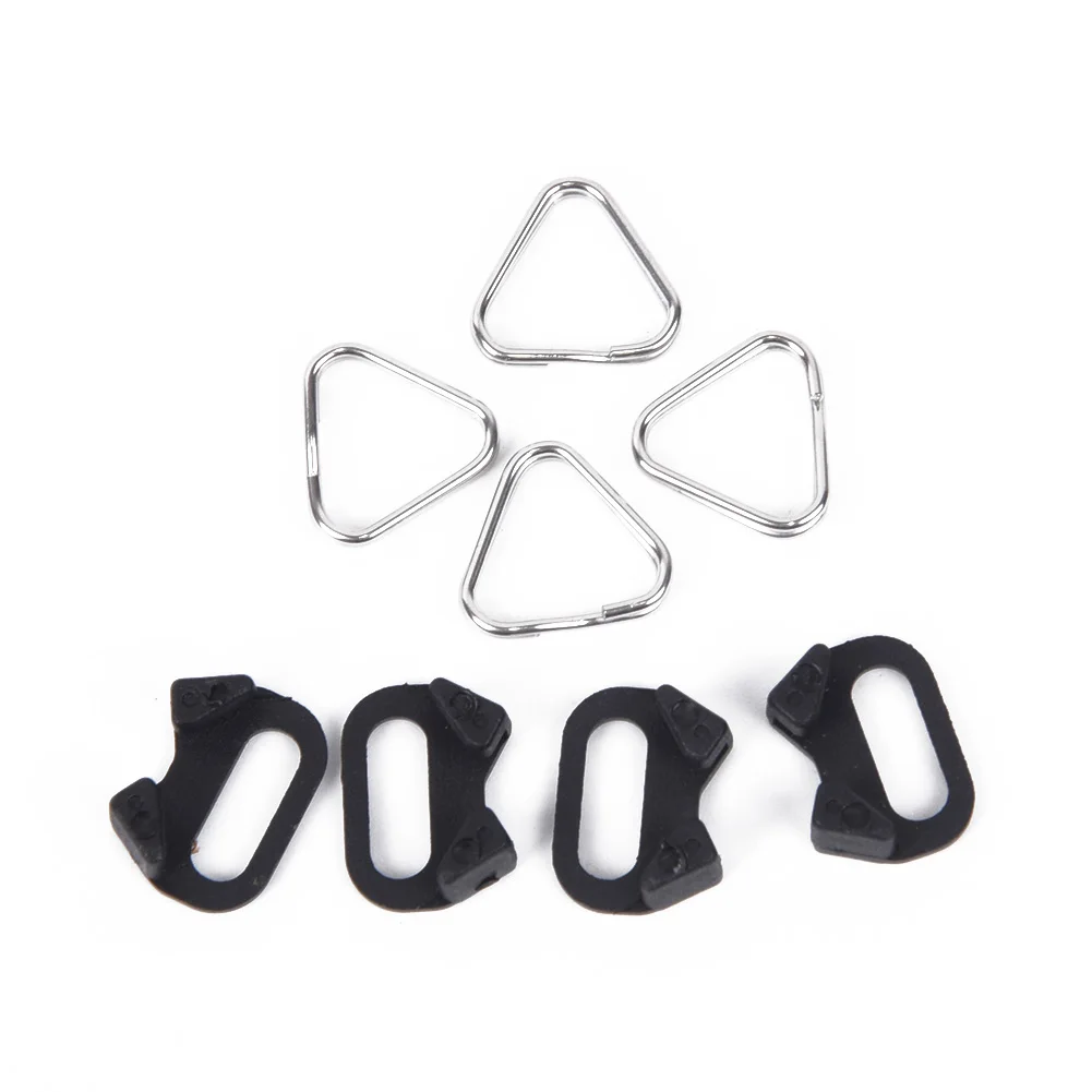 4 Pack of Triangular Split Rings for Camera Shoulder and Belt Straps Suitable for DSLRs and Small Aperture Cameras