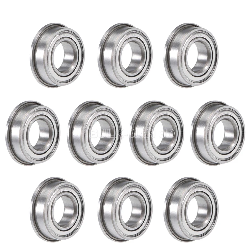 10pcs/lot F688ZZ 8x16x5mm Bearing Flanged  Deep Groove Ball Bearing  for 3D Printer