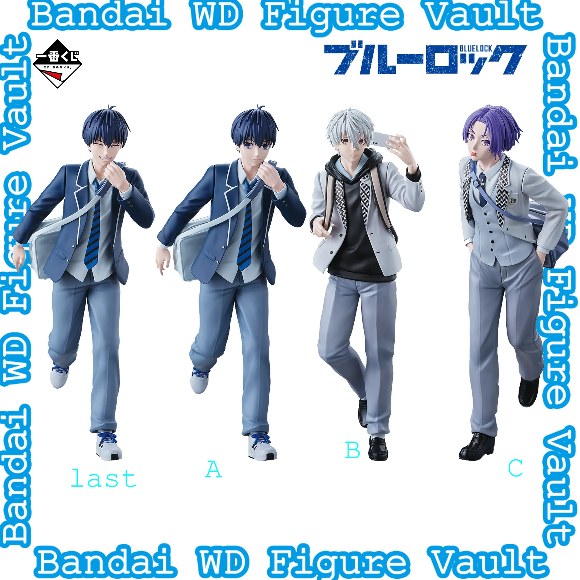 

В наличии Bandai Ichiban Kuji Blue Lock DAY OFF Kiyoshi Seichi Nagi Seishiro Mikage Reo Коллекционная модель премиум-класса в подарок