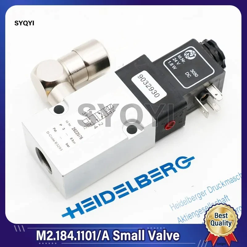 

1 Pcs Best Quality M2.184.1101/A Small Valve For Heidelberg XL105 CX102 SX102 SM74 SM52 CD74 Printing Machine Parts