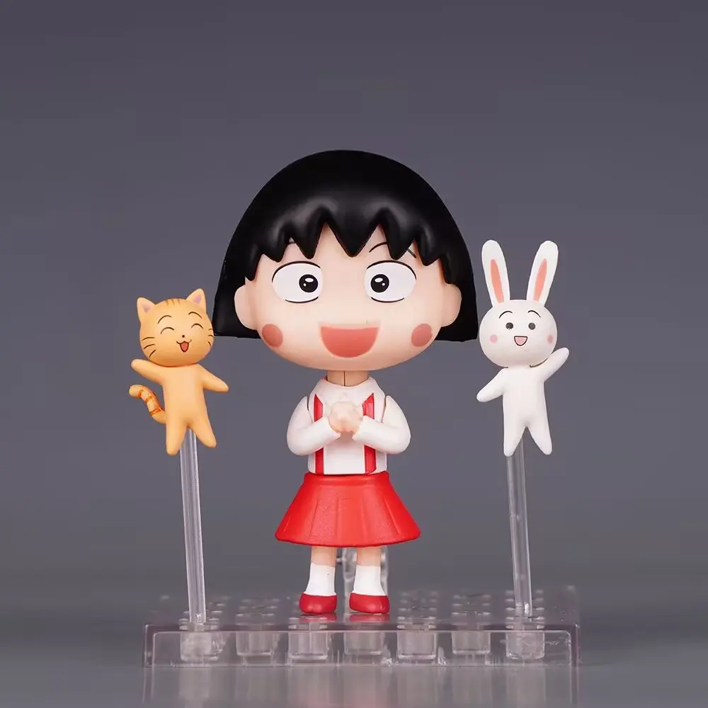 

10cm Chibi Maruko-chan Sakura Momoko Maruko chan 1500# 1500 Action Figure Anime Figure Collection Figures Model Toys Doll Gift