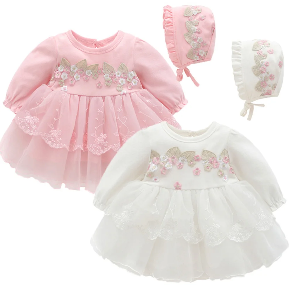 Princess Dress Skirts with Hat Spring and Fall Tutu for Baby Girls