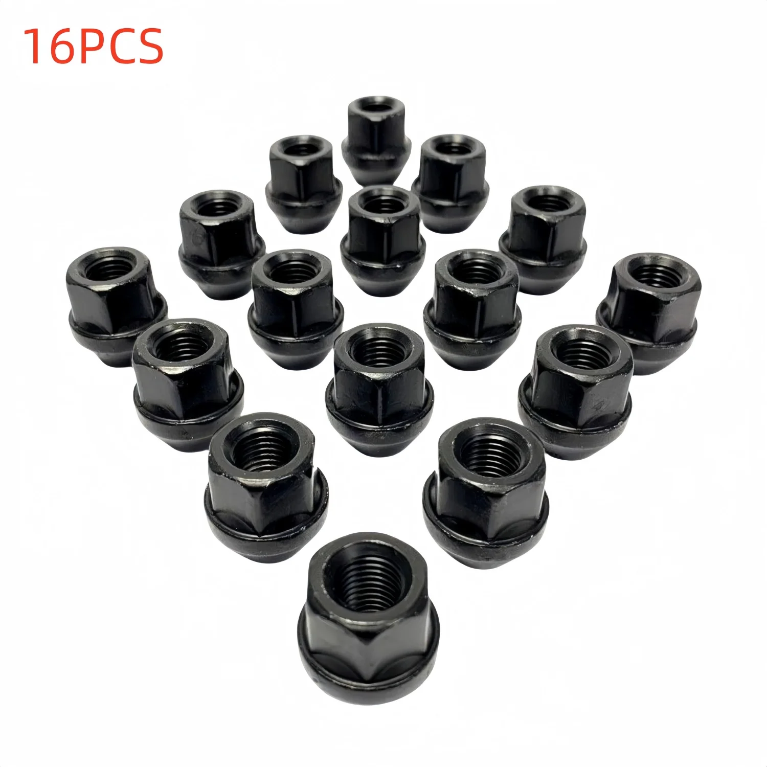 16X Hex Tapered Seat Open Alloy Wheel Nuts For Ford C-Max Fiesta Focus Fusion Ka Mondeo Transit Connect 1996-2018 D14ZNNI