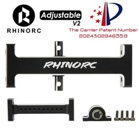 RhinoRC Adjustable Carrier Metal Transfer Case For RC Crawler LCG Shafty