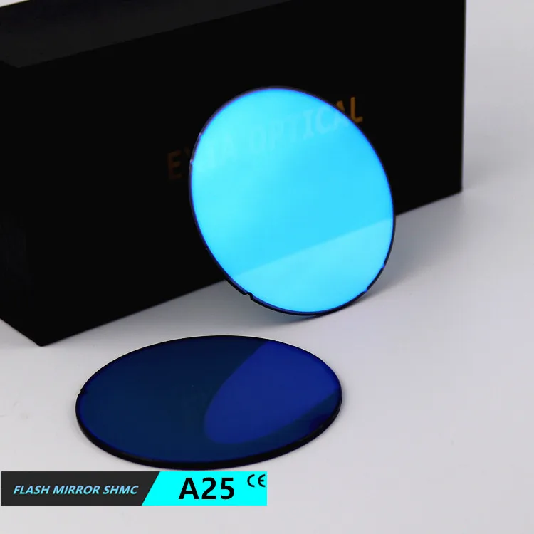 

Синие линзы EXIA A25 Flash Mirror для солнцезащитных очков SHMC UV400 CR39