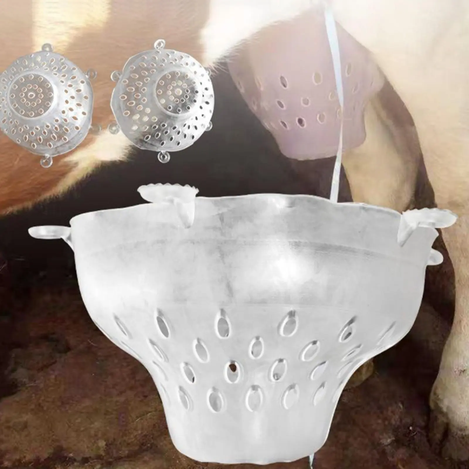 

Calf Weaning Udder Cover Soft Material Anti-Suckling Udder Guard Cow Nursing Blocking Cover Easy to for Pasture