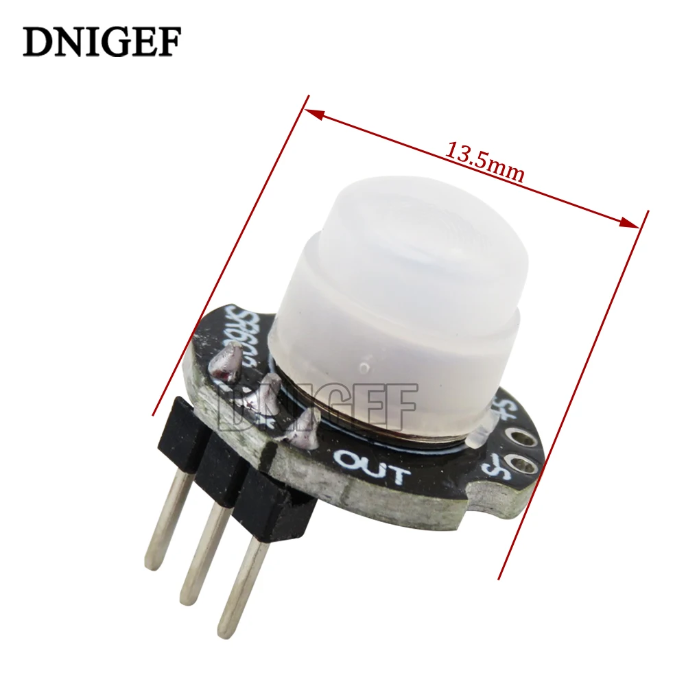 1 PCS SR602 Sensor Modul MINI Motion Sensor Detektor SR602 Pyroelektrische Infrarot PIR Kit Sensorischen Schalter Halterung für Arduino