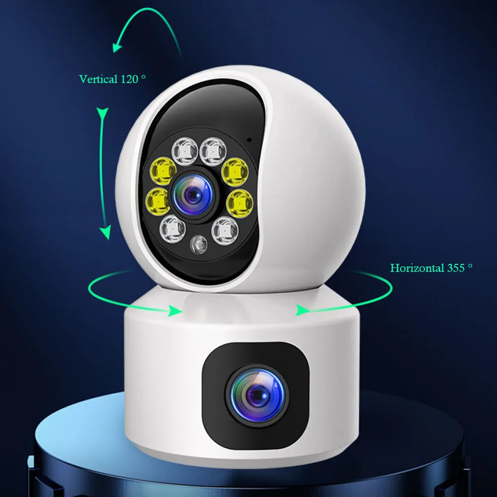 camera rotativa inteligente 360 interfone de voz para casa quarto bidirecional 01