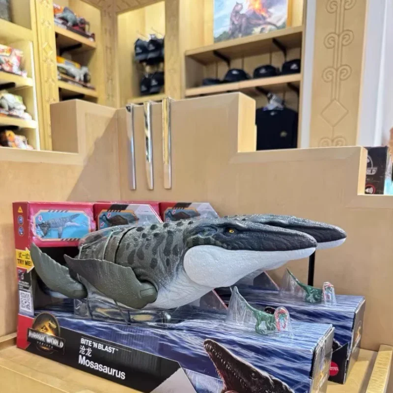 Jurassic World dinosaurios juguetes Mosasaurus dinosaurio grande modelo película figuras de animales niños juguetes para niños regalo de cumpleaños