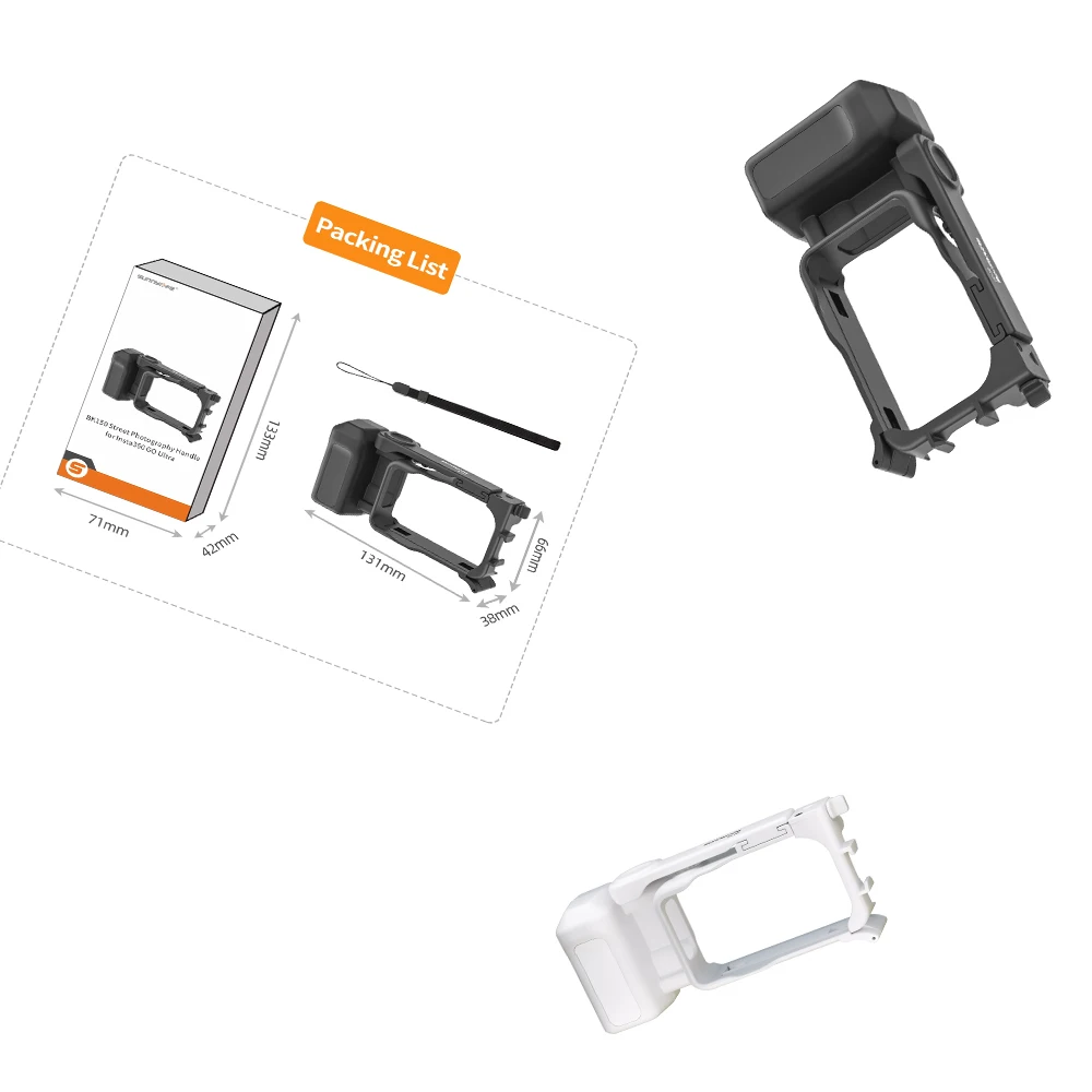 

Portable Quick Release Grip Frame for Insta360 GO Ultra Street Photography Shooting Accessory