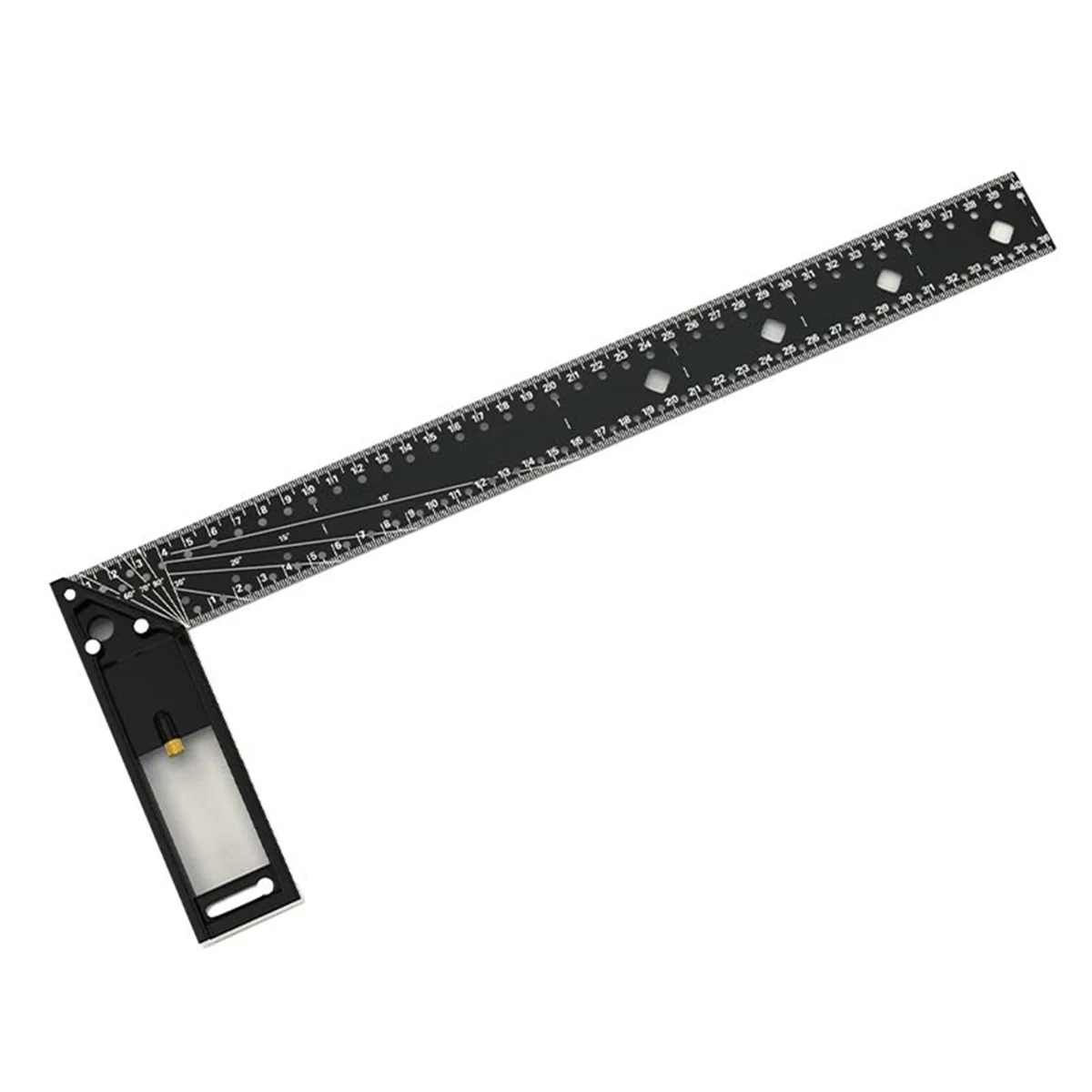 

45 °/90 ° Multifunctional Right Angle Ruler Carpentry High Precision Industrial Grade Position Marking Right Angle Ruler