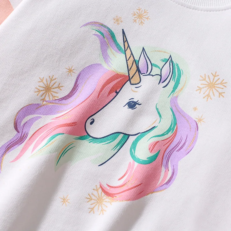 

Fashion Long Sleeve Girls' Sweatshirt Set Cute Casual Autumn Cartoon Children's Set