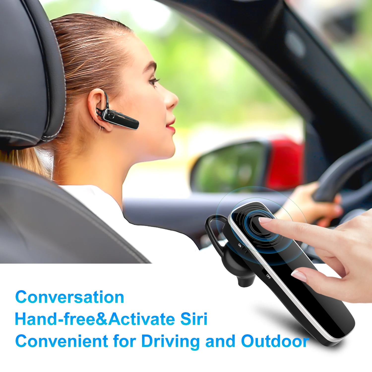 جديد Bee NB12 سماعة لاسلكية تعمل بالبلوتوث سماعة أذن مع MEMS مايكرو الأذن هوك يدوي لقيادة سماعات الأعمال