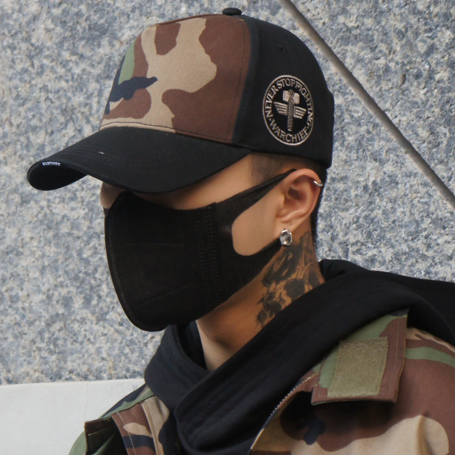 Warchief Tactical Camouflage Hat Baseball Caps Adjustable Outdoor Sports Sunscreen Cap Unisex Breathable Hunting Cap Fishing Hat