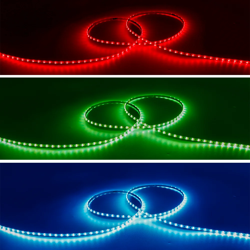 Imagem -04 - Dream Color Changing Led Strip Lights Digit Inteligente Endereçável Individualmente Rgb Ultra Estreito 27 mm 160leds por m Ws2812 dc 5v 12v 2023