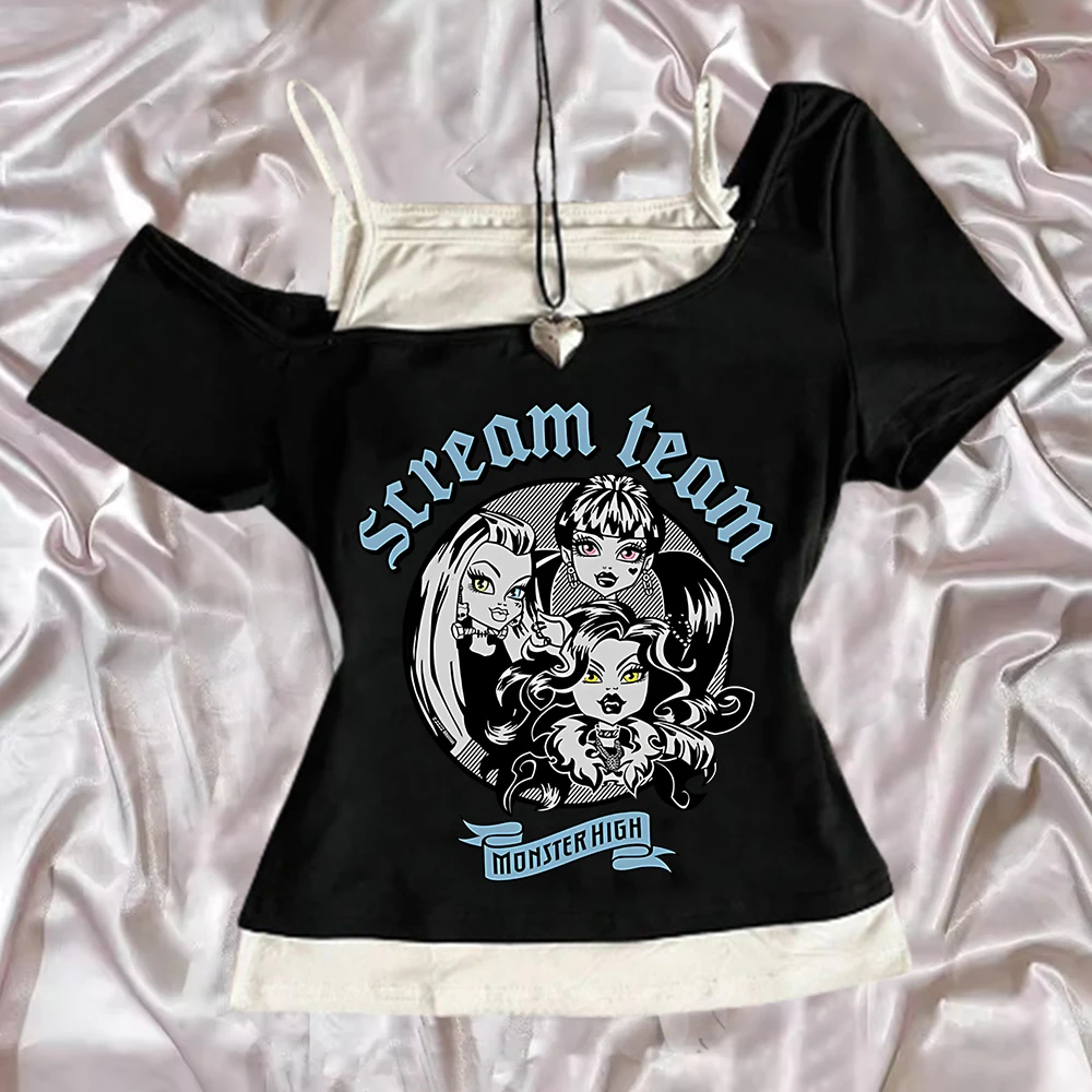 Estetik Punk Peri Tee kawaii b - Summer Clothing Newborn incelemesi ve fiyatı
