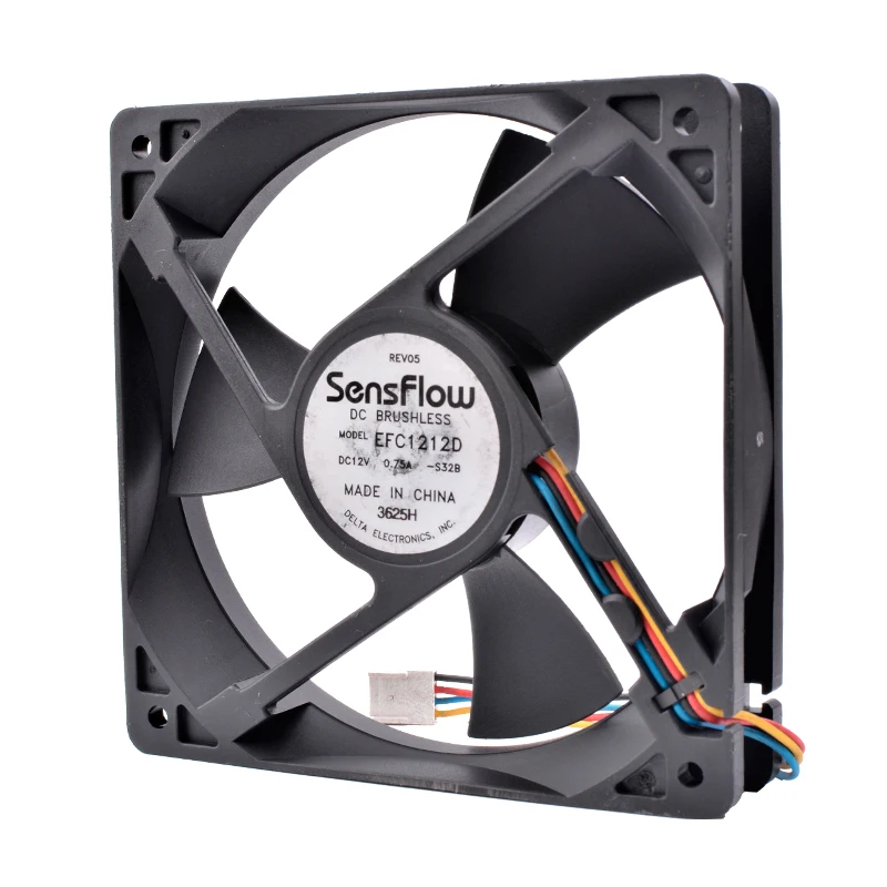 COOLING REVOLUTION EFC1212D 12cm 120mm 12025 12V 0.75A Double ball bearing large air volume booster fan