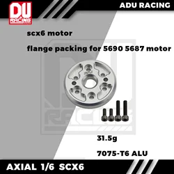 ADU RACING 7075-T6 ALU AXIAL SCX6 MOTOR FLANGE PACKING FOR 5690 5687 56113 MOTOR