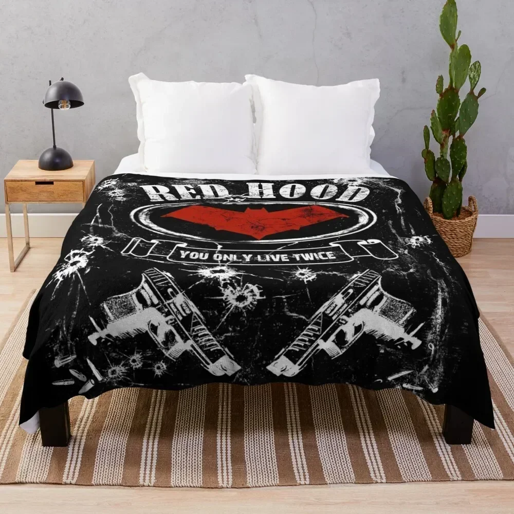

Red Hood - label whiskey style Throw Blanket christmas gifts Cute Plaid blankets and throws Furrys Blankets