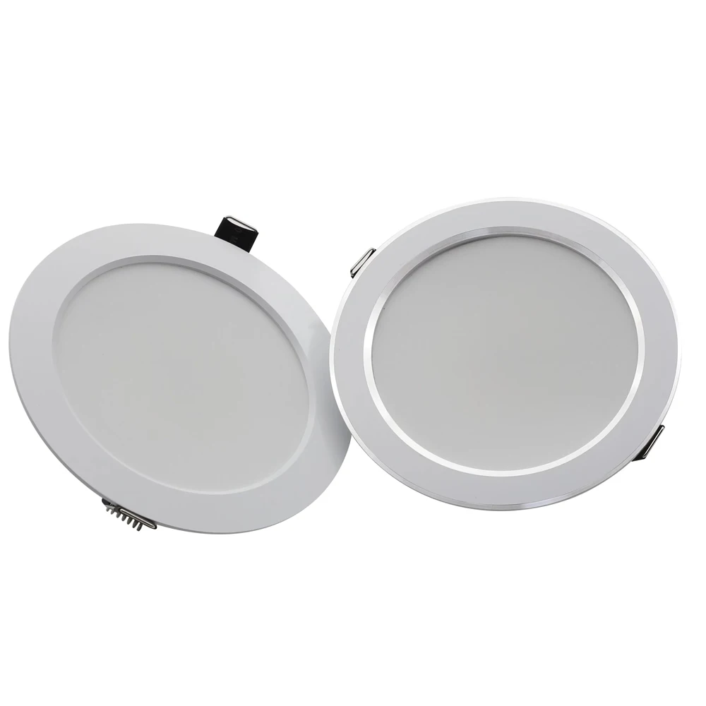 AC220V-240V Waterproof LED Downlight 7W 9W 12W 15W 18W Recessed Round LED Ceiling Lamp LED Spot Lighting Indoor Lighting