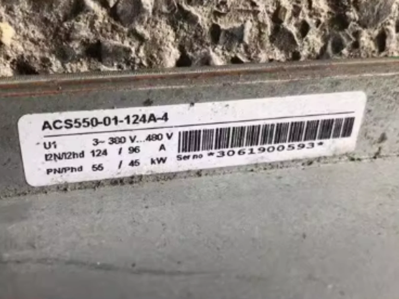 

ACS550-01-124A-4 for frequency converter