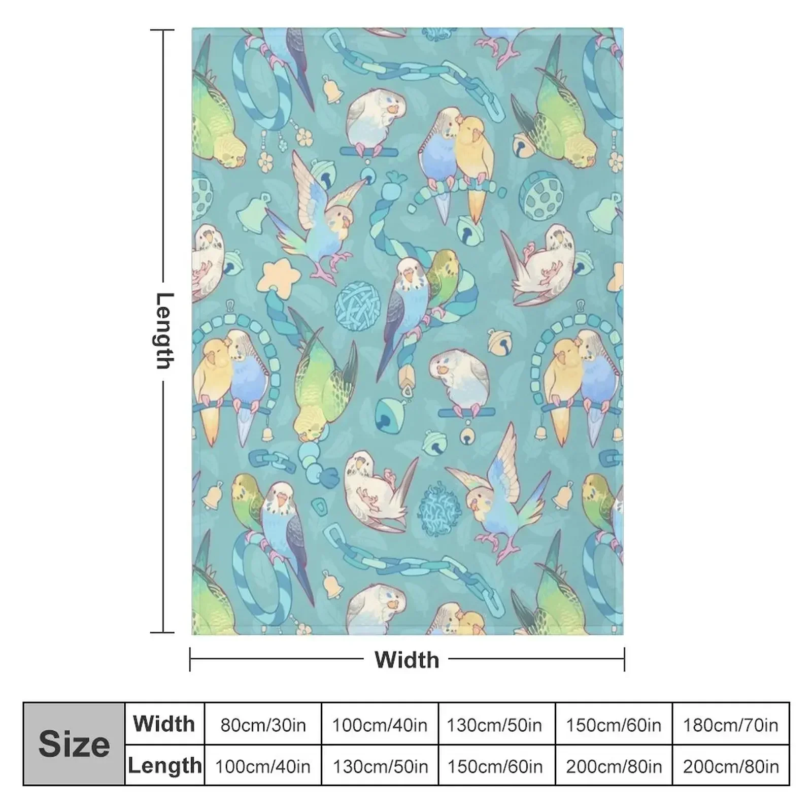 Budgie bunch bubblegum ice cream flavored Throw Blanket Shaggy funny gift Heavy Sofa Throw Blankets
