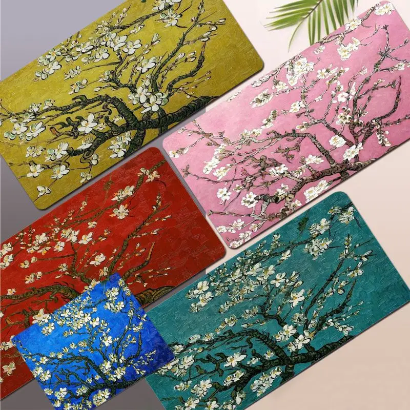 

Van Gogh Oil Painting Mousepad New Rubber Mouse Durable Desktop Mousepad Size for Game Keyboard Pad for Gamer