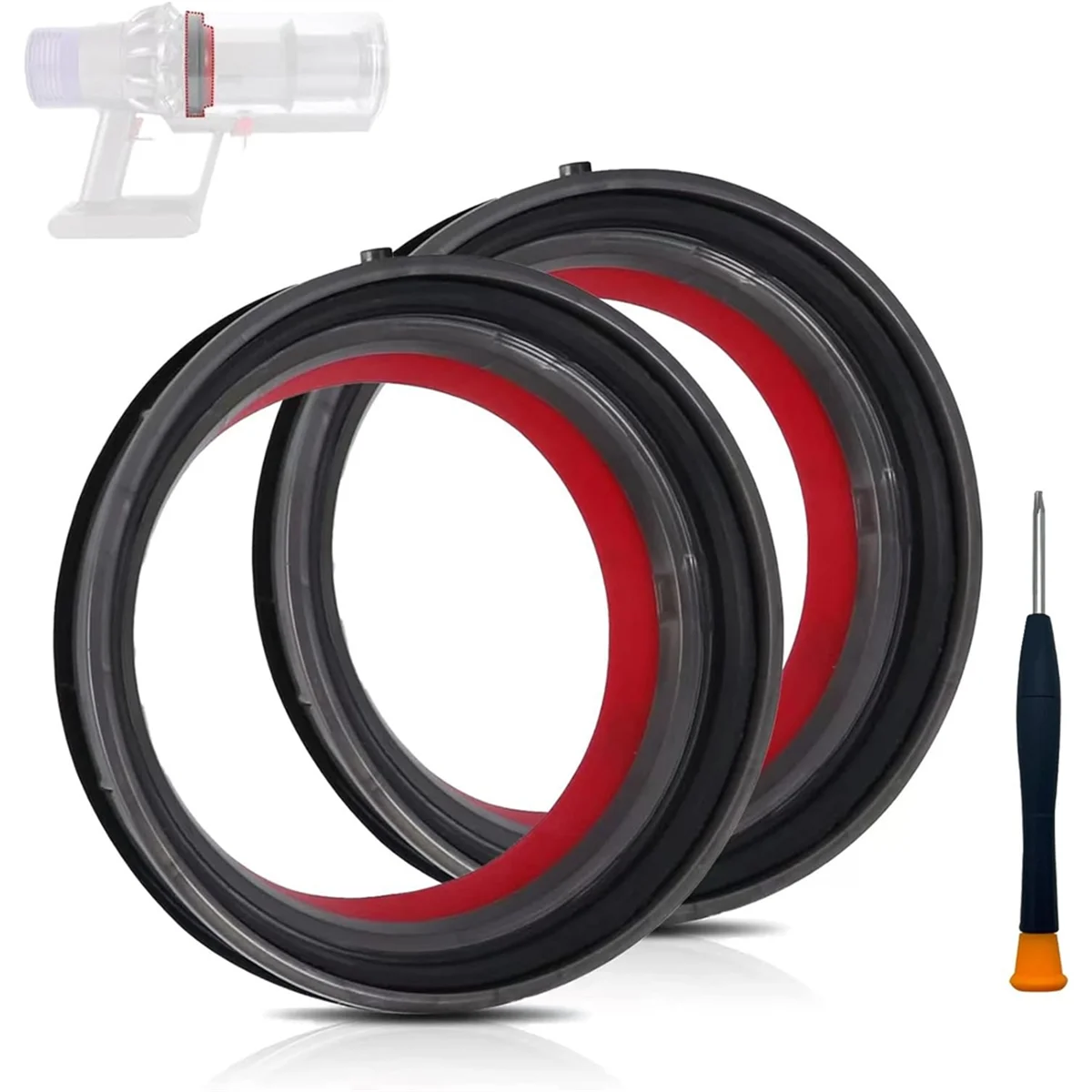 Dust Bin Top Fixed Sealing Ring for V10 SV12 Vacuum Dirt Cup Replacement Parts Canister/Dustbin Seal Accessories