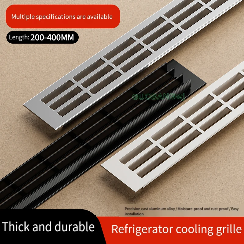 

Aluminum Alloy Moisture & Rust Proof, Dual-Side Installation Cabinet Breathable Mesh, Decorative Cover Ventilation Panel