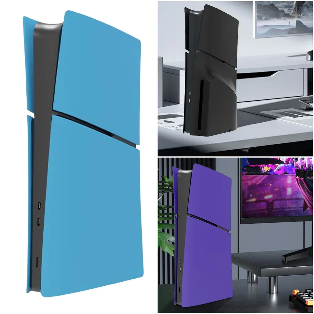 

Hard Shell Skin Split ABS Hard Shell Anti-Scratch Cover Plates Dustproof Protective Shell Case for PS5 Slim Disc/Digital Console