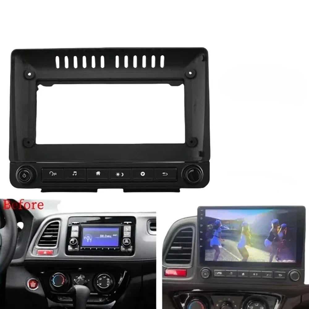 

9 Inch Car Radio Fascia For Honda Vezel XRV 2013-2018 Fascia DVD Player Frame Dashboard Mount Kit Frame Without Wire Canbus