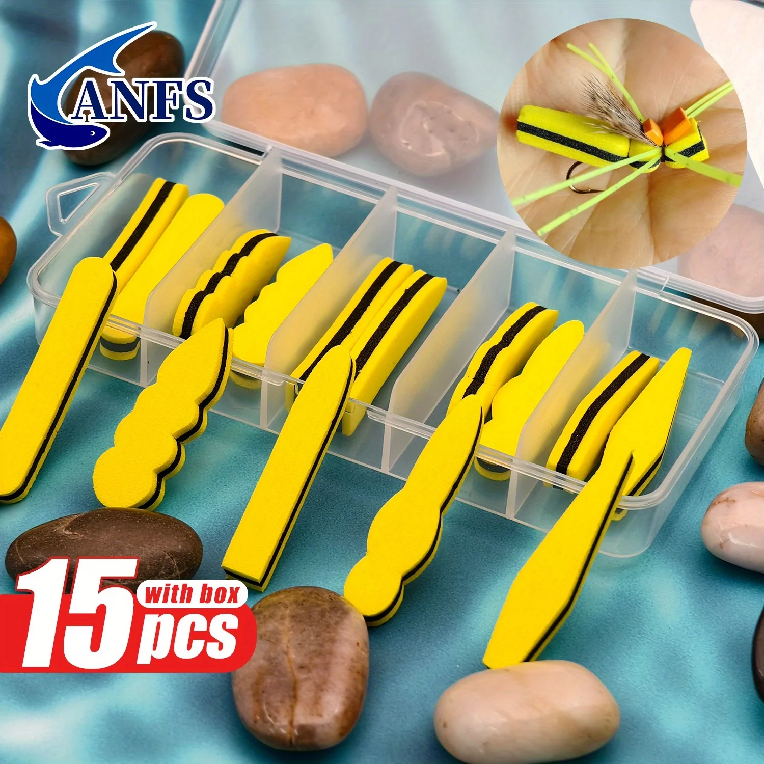 Anfs 15Pcs Fly Tyin…