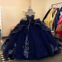 SWEMILE Trendy Sweetheart Quinceanera Dresses for 15 Sleeveless Lace up Tulle Vestidos De 15 Quinceañera 2026 Customized 4