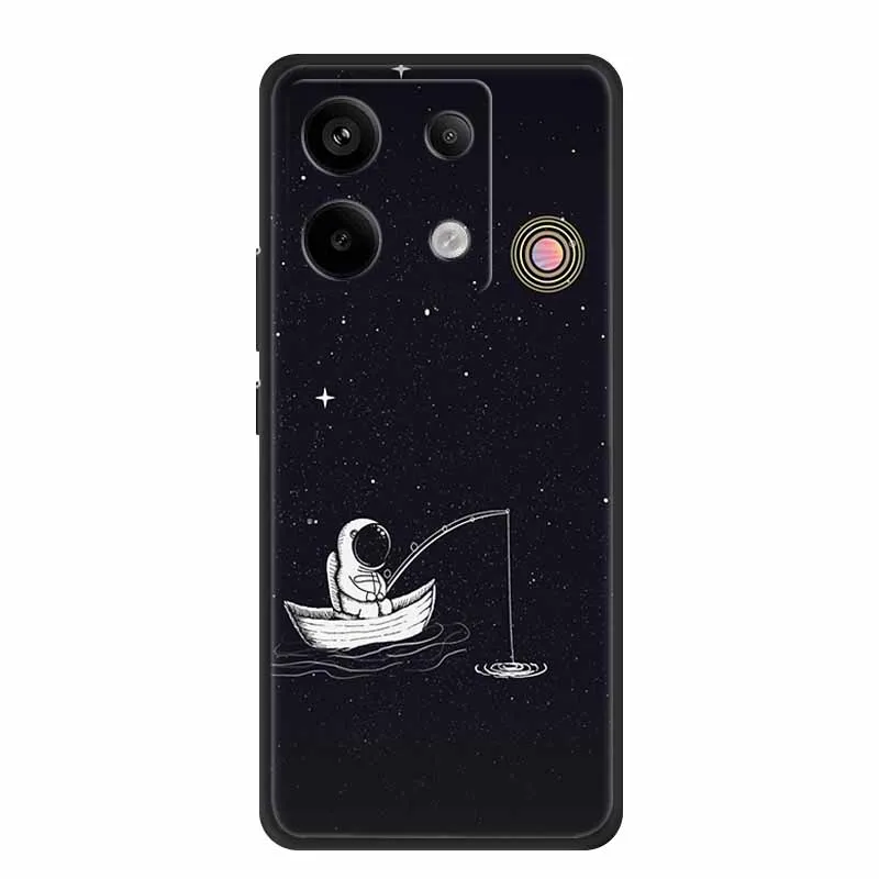 Para Redmi Note 13 Pro 5G funda astronauta TPU funda de silicona suave fundas de teléfono para Xiaomi Redmi Note13 Pro Plus 5G Spaceman Shell