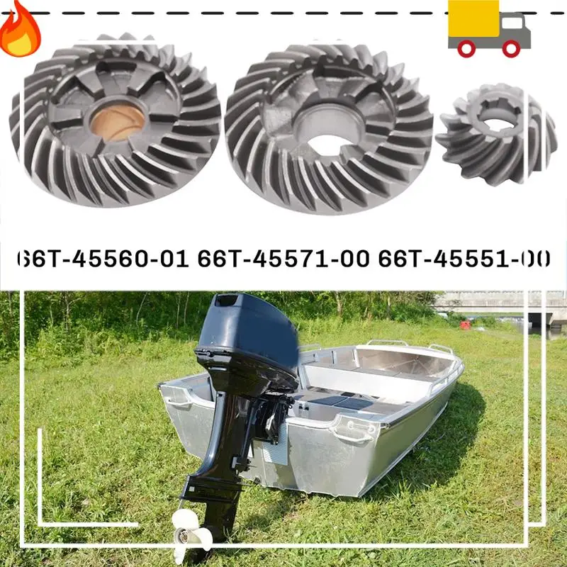 

Gear Kit Forward Gear Reverse Gear Pinion Gear For 2 Stroke 40HP Outboard 66T-45560-01 66T-45571-00 66T-45551-00