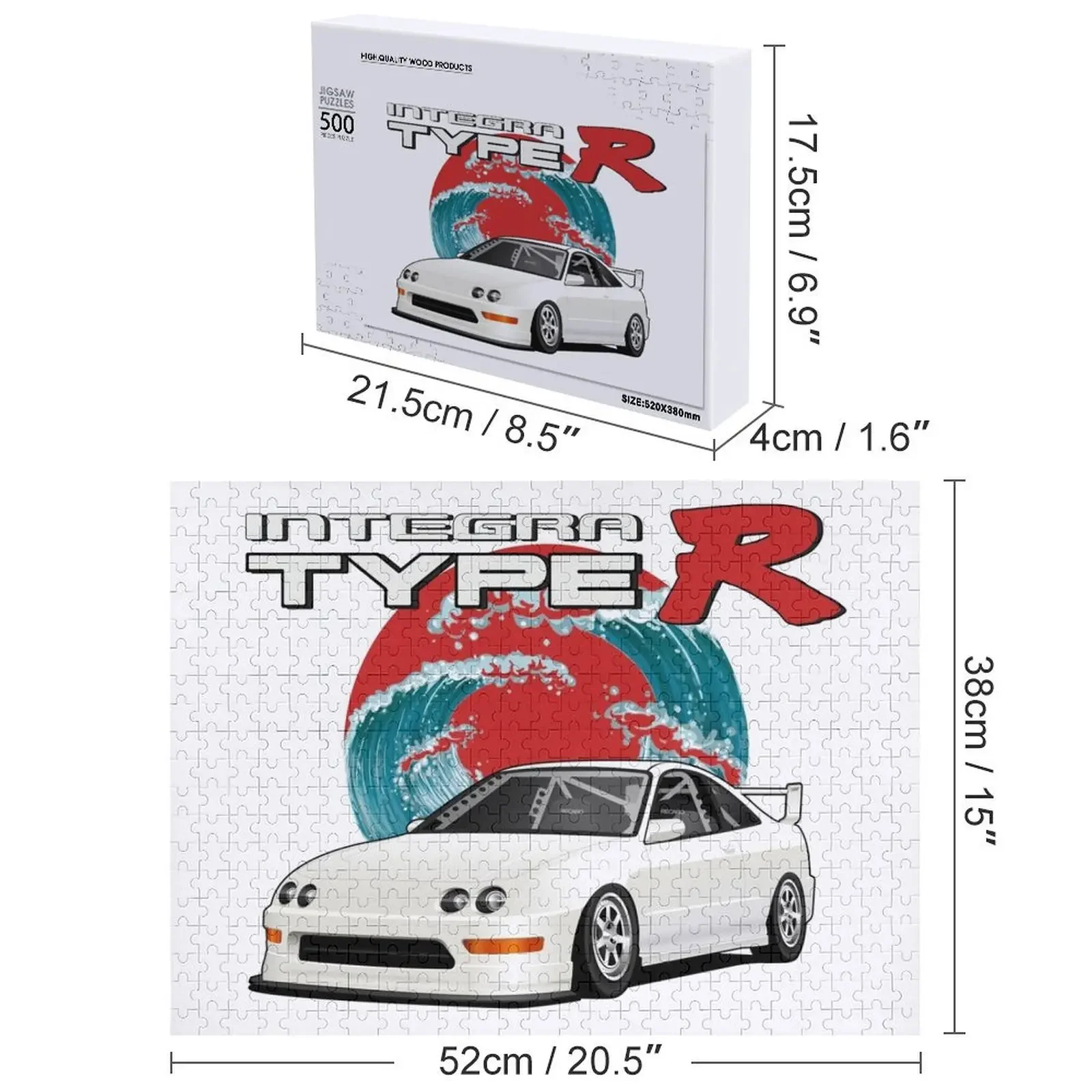 Integra DC2 Jigsaw Puzzle Gioco Bambini Romanzo Giocattoli per bambini 2022 Puzzle con nome in legno