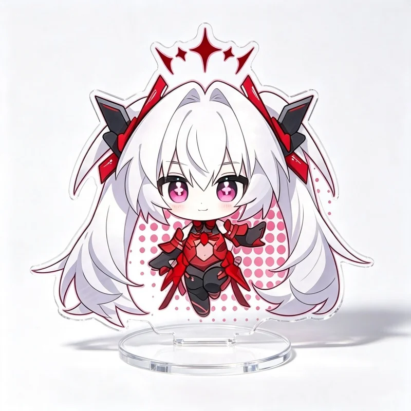 Game Punishing Gray Raven PGR Anime Lucia Lee Liv 10CM Acrylic Stand Figure Stand Plate Cosplay Prop Decor Keychain Gifts