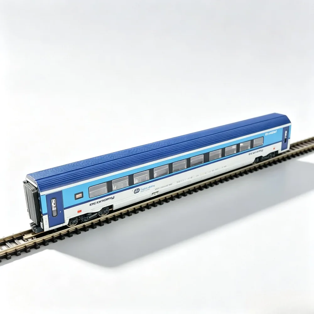ROCO HO Type 1/87 Train Model 74140 Passenger Car 3 Carriages with Conductive Coupler and Lights Model Car Boys Toy Gift