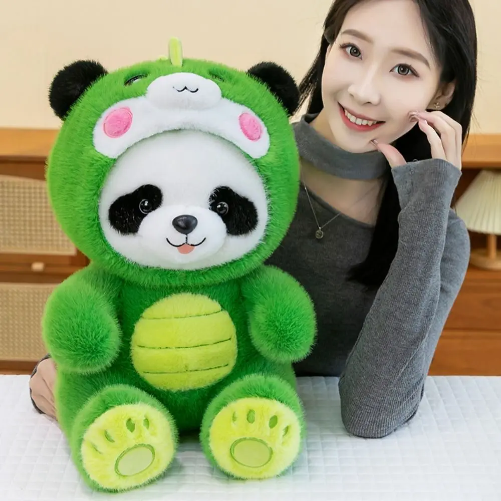 PP Katoen Transformeren Draak Panda Pop Zacht Krokodil Simulatie Panda Knuffels Comfortabel Ins