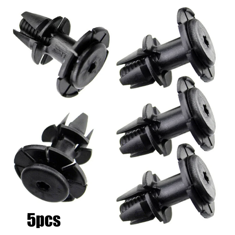 Skirt Trim Clips Clips For BMW 1 3 X1 X6 07147122912 5pcs Plastic 07147122913 Black Side Sill Skirt Trim Clips