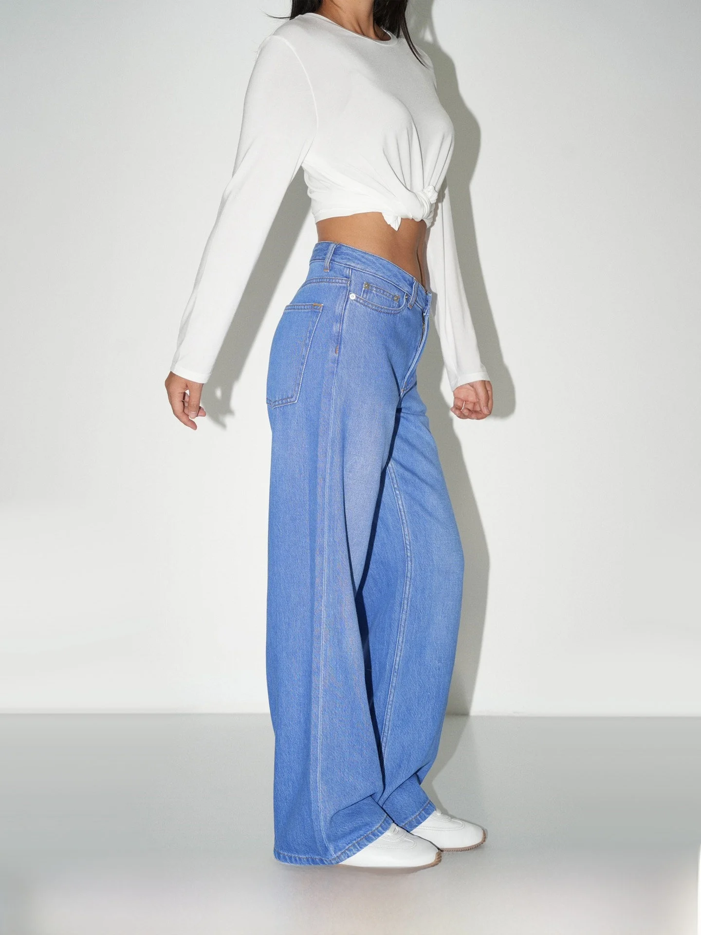 

Джинсы WellD прямого кроя из хлопка, синие, повседневные, женские, весна-лето, новая модная коллекция, свободные леггинсы, мягкие джинсовые брюки из хлопка