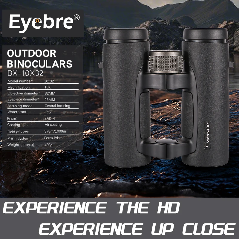 

Eyebre BX-10X32 Zoom Telescope Optimal High magnification HD Binocular Telescope Outdoor Concert